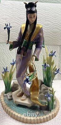 Princess Of The Iris Blossoms Franklin Mint Fine Porcelain