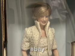 RARE-Diana Princess Of Wales Porcelain Portrait 17 Doll Franklin Mint NRFB