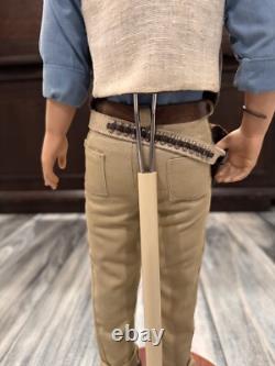 RARE FRANKLIN MINT 1990s JOHN WAYNE COWBOY HEIRLOOM 20 INCH PORCELAIN DOLL