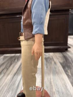 RARE FRANKLIN MINT 1990s JOHN WAYNE COWBOY HEIRLOOM 20 INCH PORCELAIN DOLL