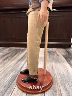 RARE FRANKLIN MINT 1990s JOHN WAYNE COWBOY HEIRLOOM 20 INCH PORCELAIN DOLL