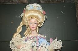 RARE Franklin Heirloom Marie Antoinette Collectible Porcelain Doll