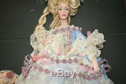 RARE Franklin Heirloom Marie Antoinette Collectible Porcelain Doll