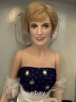 RARE Franklin Mint Diana Porcelain Portrait Doll