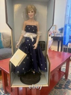 RARE Franklin Mint Diana Porcelain Portrait Doll