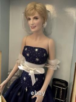 RARE Franklin Mint Diana Porcelain Portrait Doll