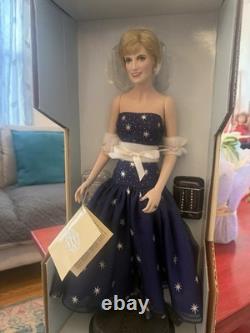 RARE Franklin Mint Diana Porcelain Portrait Doll