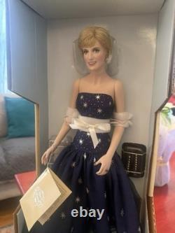 RARE Franklin Mint Diana Porcelain Portrait Doll