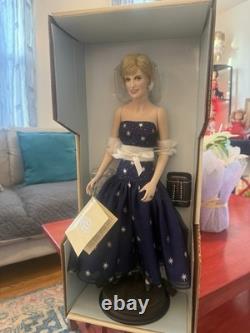 RARE Franklin Mint Diana Porcelain Portrait Doll