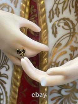 RARE! Franklin Mint Fabergé Empress Alexandra 1989 Broken Finger See Pictures