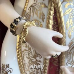 RARE! Franklin Mint Fabergé Empress Alexandra 1989 Broken Finger See Pictures