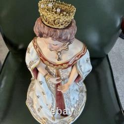 RARE! Franklin Mint Fabergé Empress Alexandra 1989 Broken Finger See Pictures