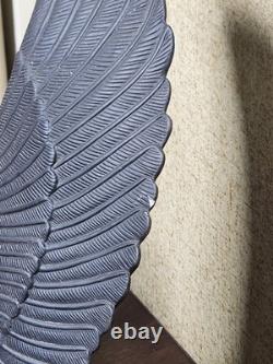 RARE-Franklin Mint Falcon of The Nile Black Porcelain Statue Egypt Gold VTG 24KT