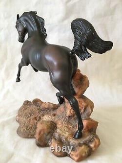 RARE Franklin Mint Fury Horse Statue by Pamela du Boulay