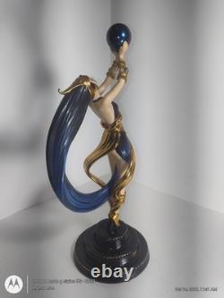 RARE Franklin Mint House of ERTE Figurine THE GLOBE