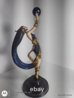RARE Franklin Mint House of ERTE Figurine THE GLOBE