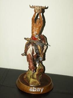 RARE Franklin Mint Prayer to the Healing Spirit Sculpture Statue by Buck McCain