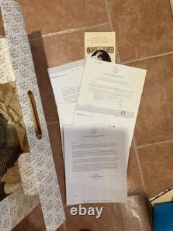 RARE NIB Franklin Mint Gone with the Wind Doll Shipper, Stand & Paperwork