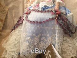 RARE NRFB Beautiful Franklin Mint Marie Antoinette Collectible Porcelain Doll