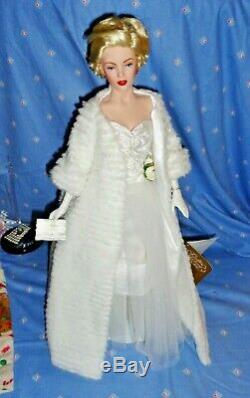 RARE&PRECIOUS-franklin mint all about eveLOVELY MARILYN MONROE 19 PORCELAIN