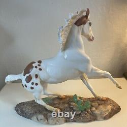 RARE Porcelain Horse San Domingo By Pamela Du Boulay By The Franklin Mint