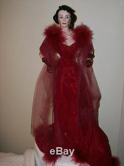 RARE, VINTAGE Scarlett O'Hara Scarlett's Shame Franklin Mint Porcelain Doll