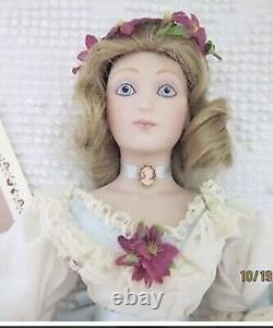 RARE Vintage Franklin Mint Heirloom Porcelain 17 Little Women Amy doll