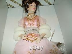 RUSSIA Imperial Debutante Porcelain Doll Sofia withegg Franklin Mint Faberge + COA
