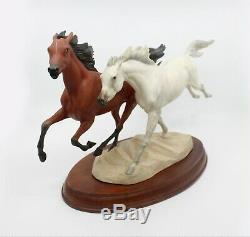 Racing the Wind Porcelain Horse Sculpture by The Franklin Mint