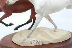 Racing the Wind Porcelain Horse Sculpture by The Franklin Mint