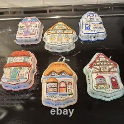 Rare, 100 Anniversary of Le Cordon Bleu decorative houses wall molds, set of 6READ