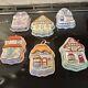 Rare, 100 Anniversary of Le Cordon Bleu decorative houses wall molds, set of 6READ