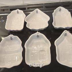 Rare, 100 Anniversary of Le Cordon Bleu decorative houses wall molds, set of 6READ