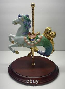 Rare 10 The Franklin Mint Porcelain Sea Prancer Lynn Lupetti Sea Horse Carousel
