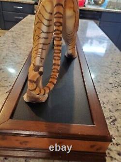 Rare 1988 Franklin Mint Bengal Tiger On The Prowl 22 Long Stunning