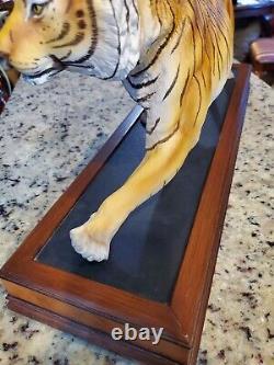 Rare 1988 Franklin Mint Bengal Tiger On The Prowl 22 Long Stunning