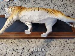 Rare 1988 Franklin Mint Bengal Tiger On The Prowl 22 Long Stunning