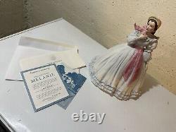 Rare 1988 Franklin Mint Gone With The Wind Melanie Wilkes 11 Figurine