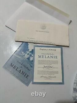 Rare 1988 Franklin Mint Gone With The Wind Melanie Wilkes 11 Figurine