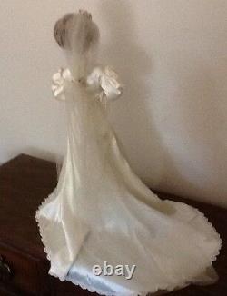 Rare 1988 Franklin Mint Victorian Bride Gibson Doll 23 green eyes Porcelain COA