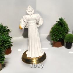 Rare 1989 The Tambourine Dance Franklin Mint Statue Bisque Porcelain Figurine