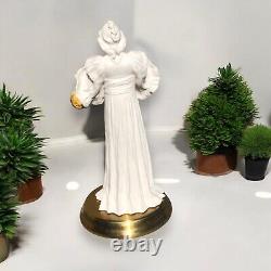 Rare 1989 The Tambourine Dance Franklin Mint Statue Bisque Porcelain Figurine