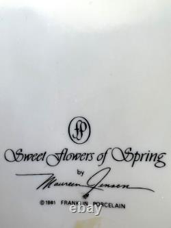 Rare Franklin MintALL FOUR SEASONS Floral Porcelain Plates Maureen Jensen 1982