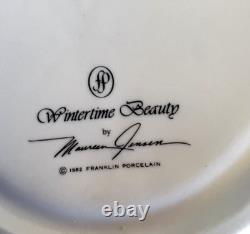 Rare Franklin MintALL FOUR SEASONS Floral Porcelain Plates Maureen Jensen 1982