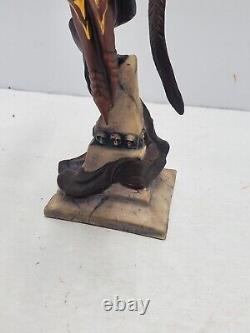 Rare Franklin Mint Dark Angel Of Destiny Procelain Statue Brom 9.5 As Is