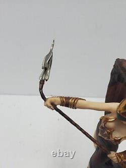 Rare Franklin Mint Dark Angel Of Destiny Procelain Statue Brom 9.5 As Is