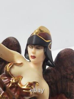 Rare Franklin Mint Dark Angel Of Destiny Procelain Statue Brom 9.5 As Is