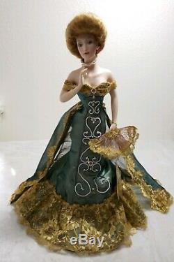 Rare Franklin Mint Gibson Girl Anniversary Ballroom Porcelain Collectors Doll