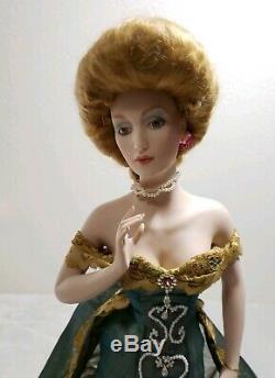 Rare Franklin Mint Gibson Girl Anniversary Ballroom Porcelain Collectors Doll