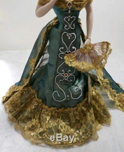 Rare Franklin Mint Gibson Girl Anniversary Ballroom Porcelain Collectors Doll